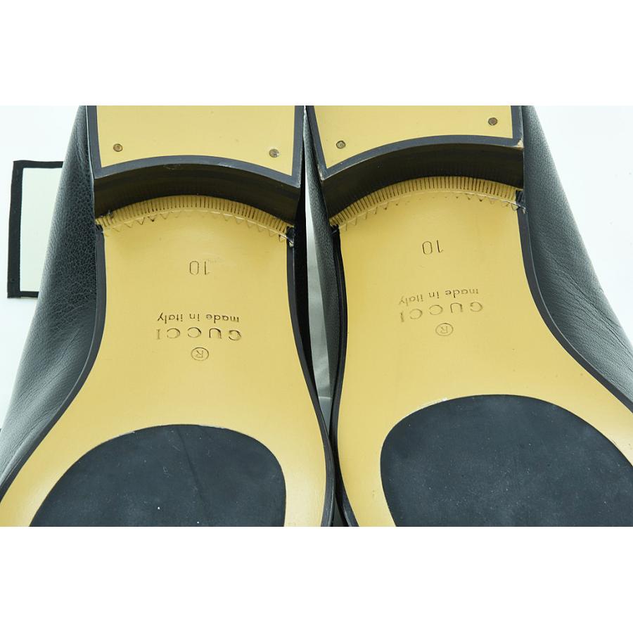 GUCCI（グッチ） ホーズビット ローファー レザーシューズ 黒 570894