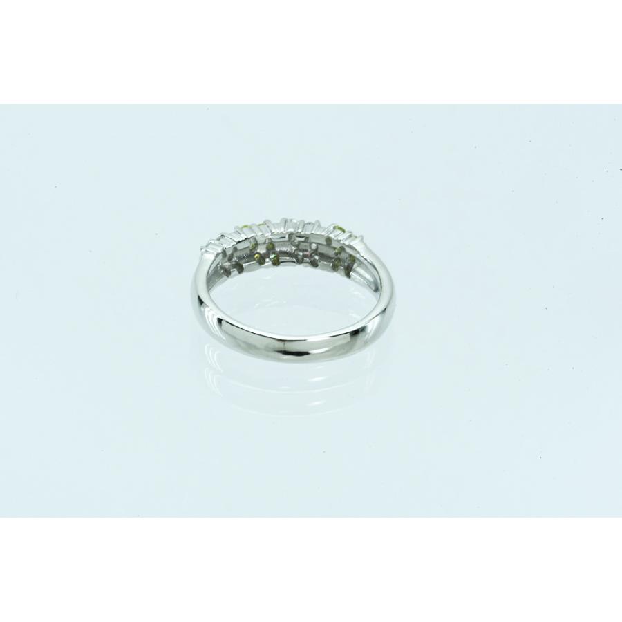 Pt900リング　ダイヤデザインリング D0.30(トリートメント含) 5.1g #10 仕上げ 中古品 程度Aの画像