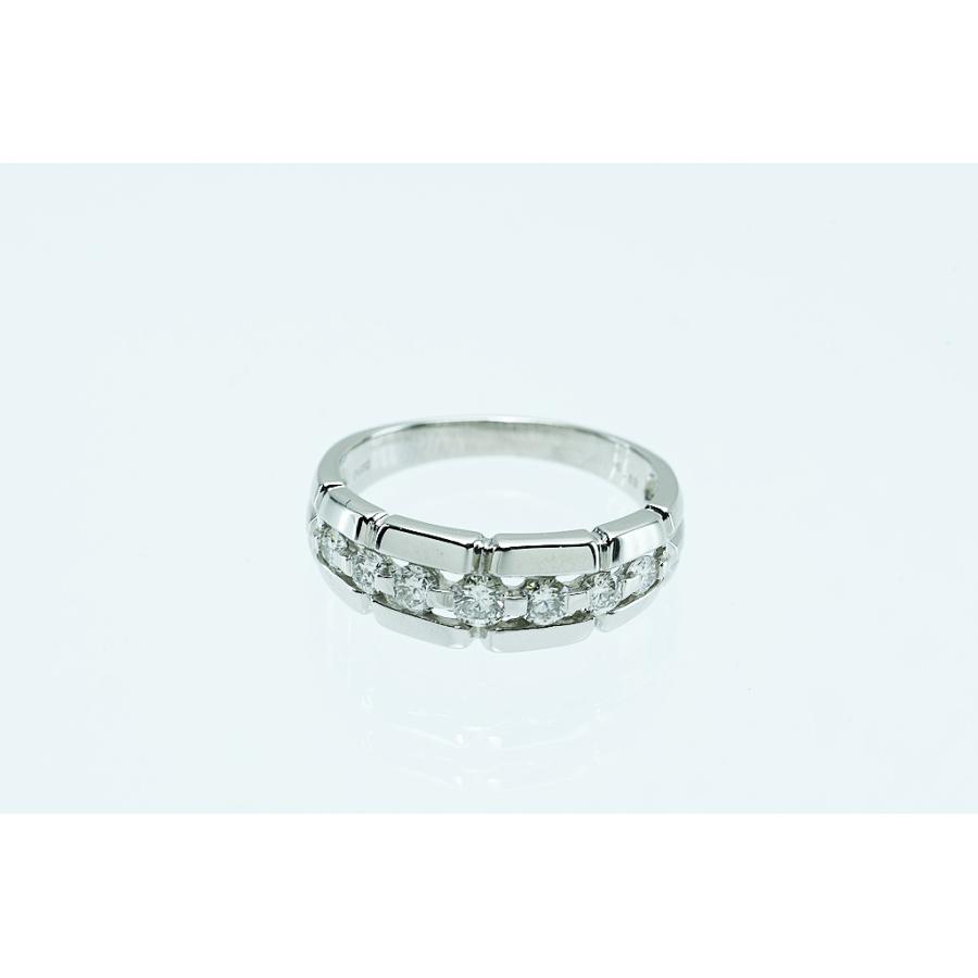 新作 未使用品 pt950 天然ダイヤモンド デザイン リング Pt950リング ダイヤデザインリング D0.52 5.1g #14 鑑別 仕上げ