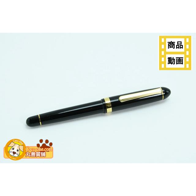 3776 センチュリー プラチナ PLATINUM 万年筆 旧モデル ブラックイン