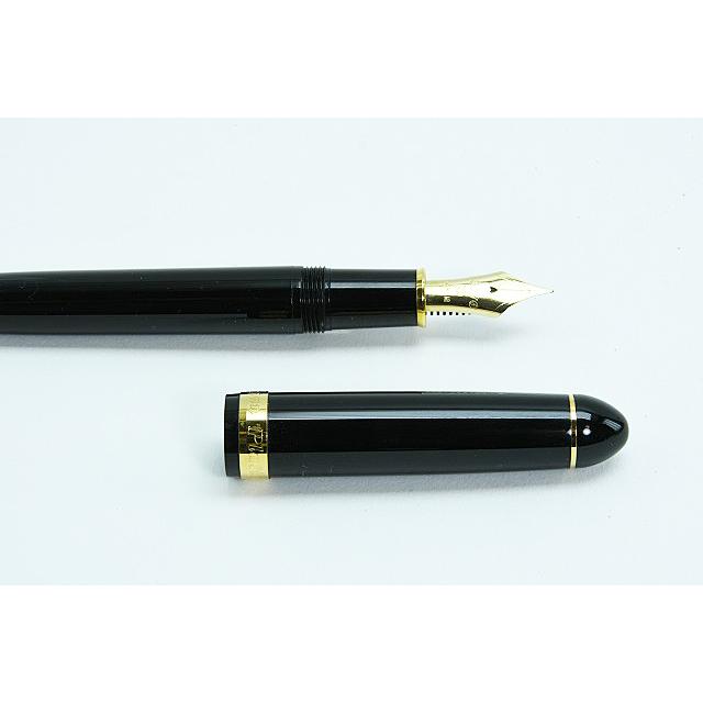 3776 センチュリー プラチナ PLATINUM 万年筆 旧モデル ブラックイン