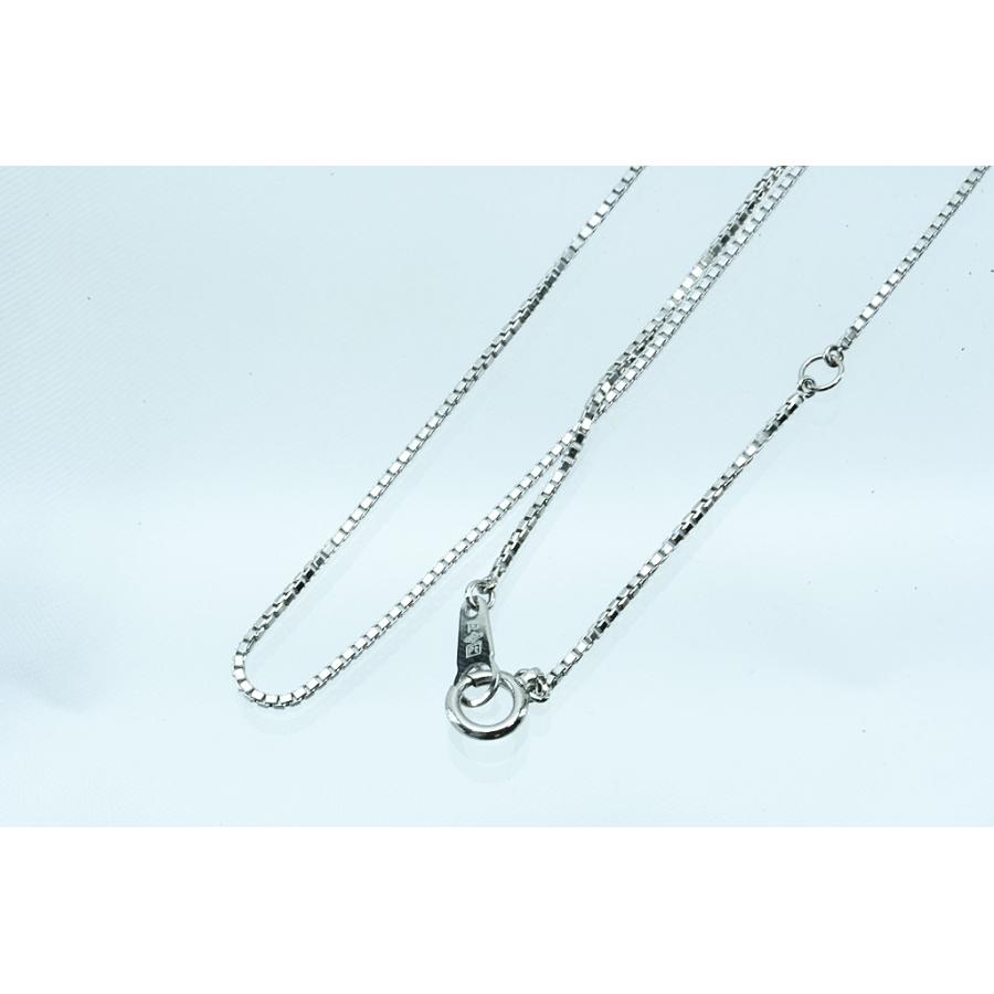 Pt850ネックレス ベネチアンネックレス 3.8g 40cm 引き輪金具 検定刻印 