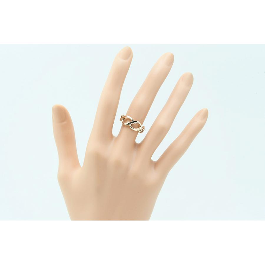 Star jewelry K10 オープンリング ダイヤモンド #4 STAR JEWELRY（スタージュエリー） Star Jewelry K10 ローズゴールド