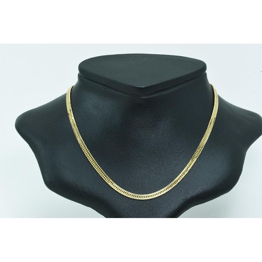 K18ネックレス 喜平 12面 トリプル 12.7g 50cm 中折れ金具 検定刻印