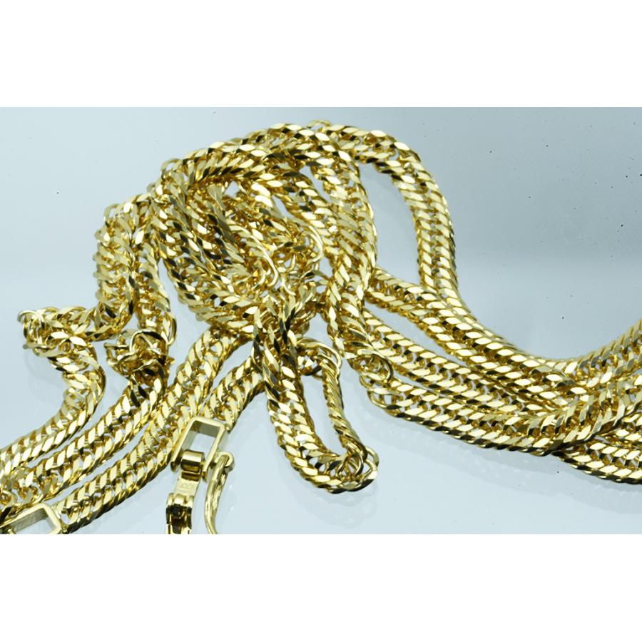 K18ネックレス 喜平 12面 トリプル 12.7g 50cm 中折れ金具 検定刻印
