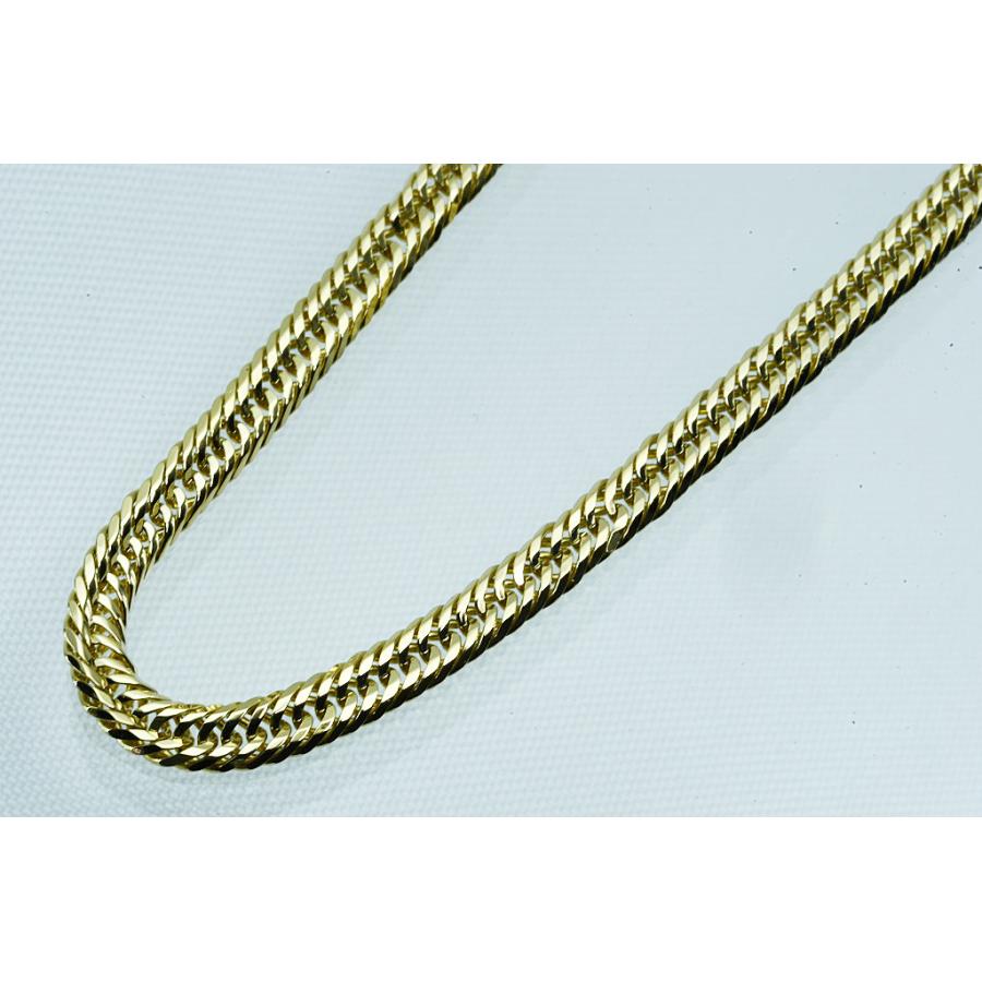 K18ブレス 喜平12面 6.1g 23cm 中折れ金具ロック付 仕上げ済み 中古品 程度Aの画像