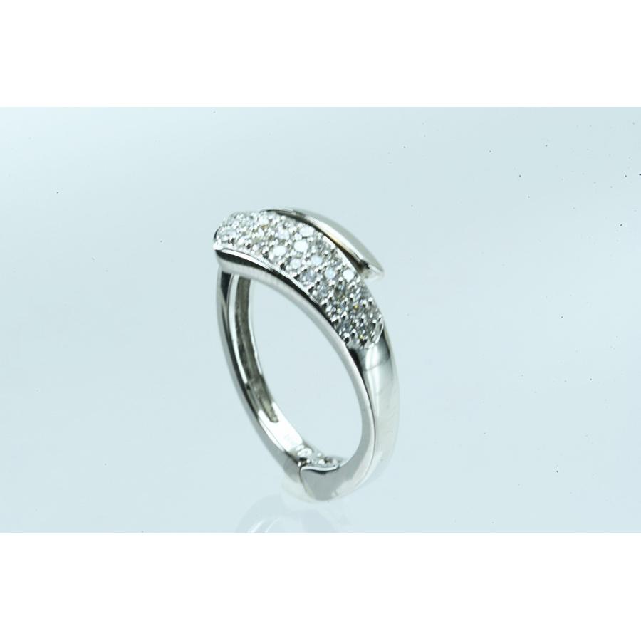Pt900リング ダイヤ付デザインリング D0.34 6.0g #12 仕上げ 中古品 程度Aの画像
