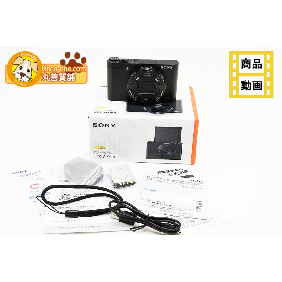 （未使用）SONY Cyber Shot DSC-WX800 SONY Cyber-shot DSC-WX800 Black Compact Digital Camera 20.1