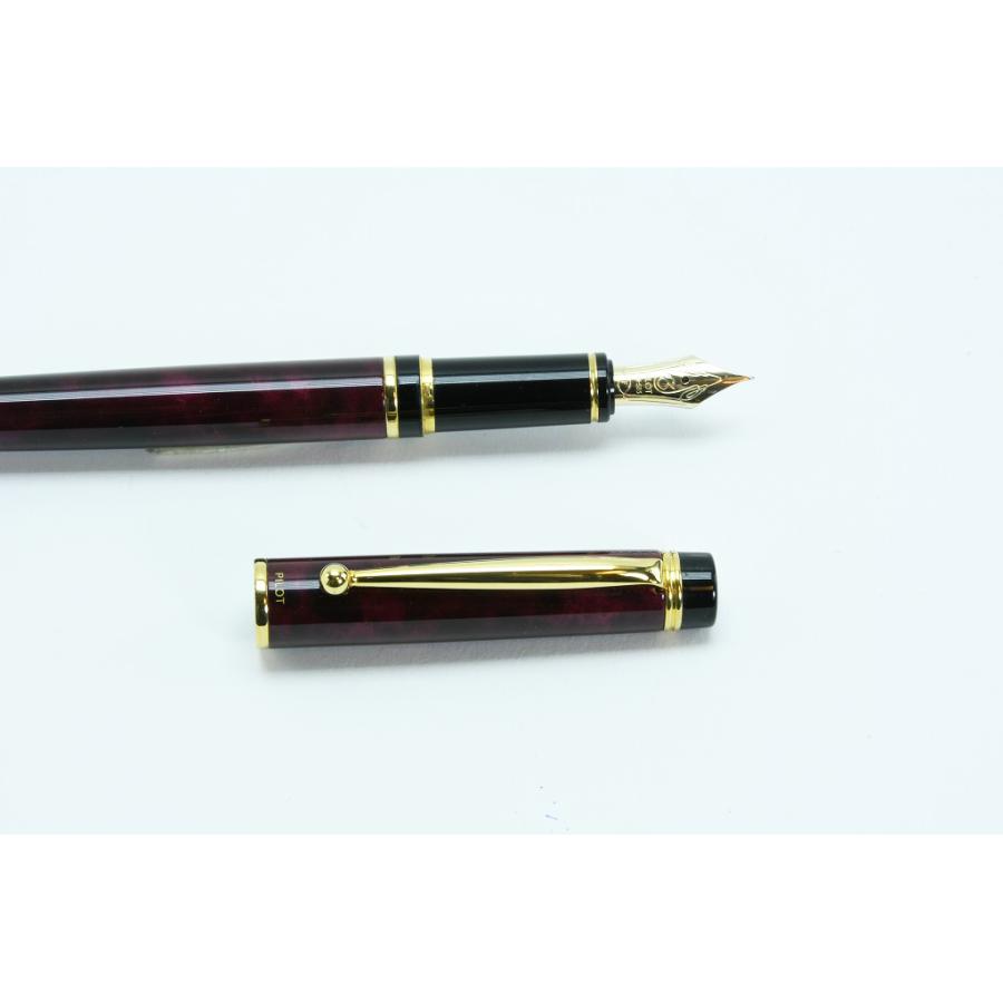 パイロット PILOT 万年筆 グランセ ブラック&レッド ゴールドトリムK14 詳細ページ | 万年筆 ボールペンなど高級筆記具の販売・買取
