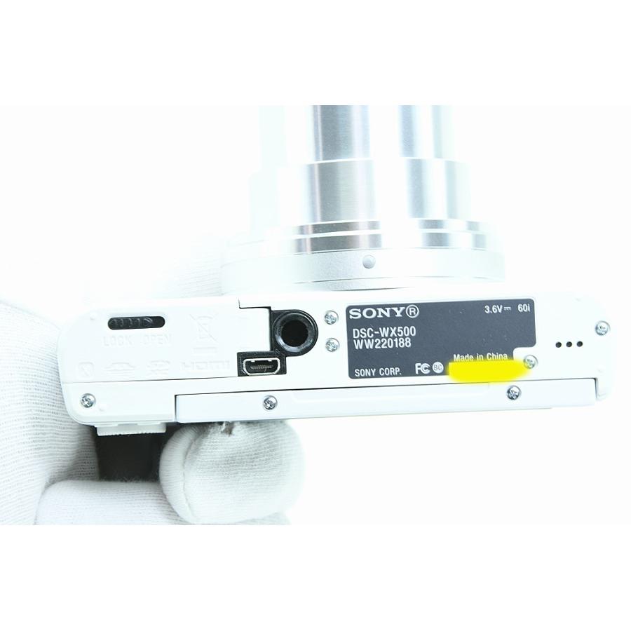 サイバーショット SONY ソニー Cyber-shot DSC-WX500 白 ジャケット