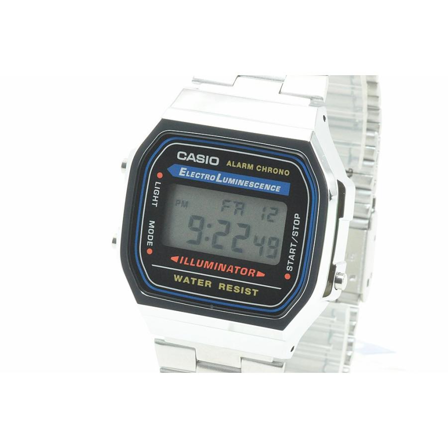CASIO（カシオ） デジタル アラーム クロノ ステンレス A168WA-1WDF