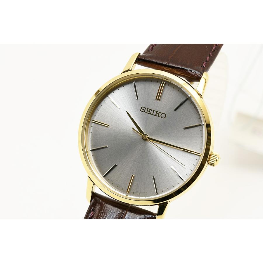 SEIKO SELECTION セイコー セイコーセレクション SCXP072 Qz GP 革
