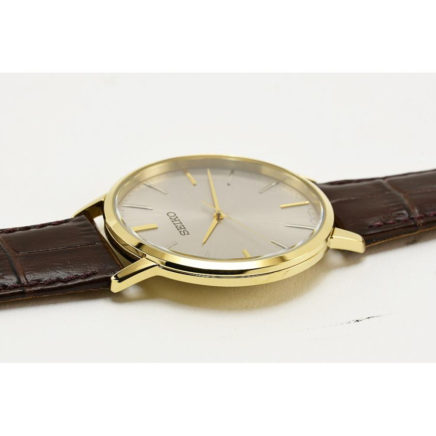 稼動　腕時計　SEIKO セイコー　新品ベルト新品電池　ラウンド　J72 美品 稼働】セイコー 腕時計 ドルチェ ゴールド 電池新品 ベルト