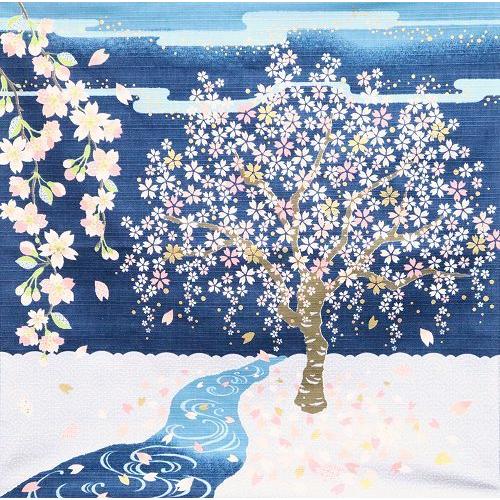 風呂敷 インテリア エコ タペストリー / シャンタンさとうひろみ 桜