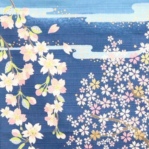 風呂敷 インテリア エコ タペストリー / シャンタンさとうひろみ 桜