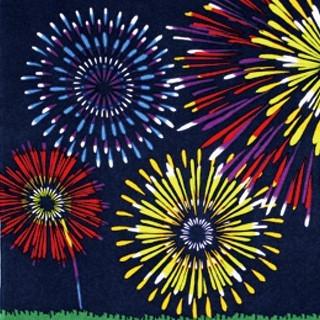 風呂敷 タペストリー インテリア 花火 壁掛け セット棒付 ちりめん 二巾 花火 花火大会 8月 レーヨン おしゃれ かわいい 季節 68cm 25 set 和雑貨京ぜんび 通販 Yahoo ショッピング