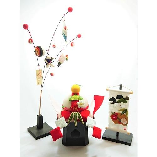 ミニタペストリー 和紙 コンパクト ちりめん 小さい / 旬のつづり