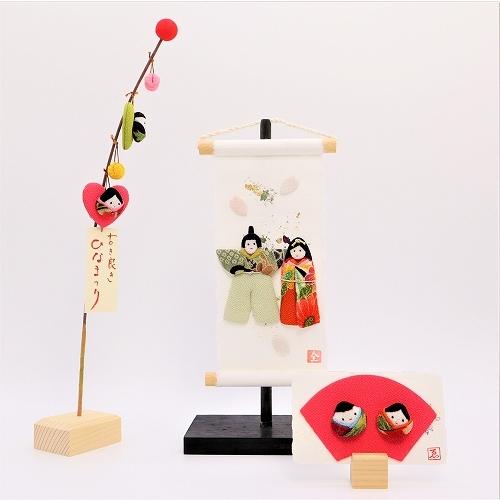 タペストリー 和紙 コンパクト 小さい / 旬のつづり 雛 紙すき 手作り