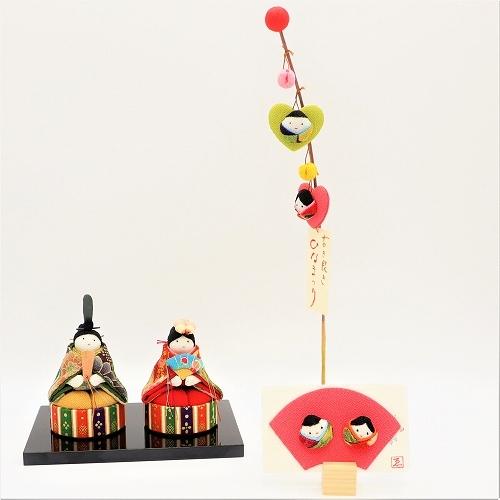 雛人形 コンパクト おしゃれ 雛飾り 今どき 飾り / お雛飾り 令華