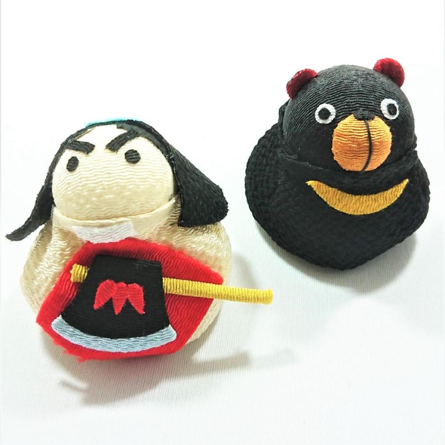 五月 人形 ちりめん 小さい 子ども / お手玉 金太郎 コンパクト 初節句