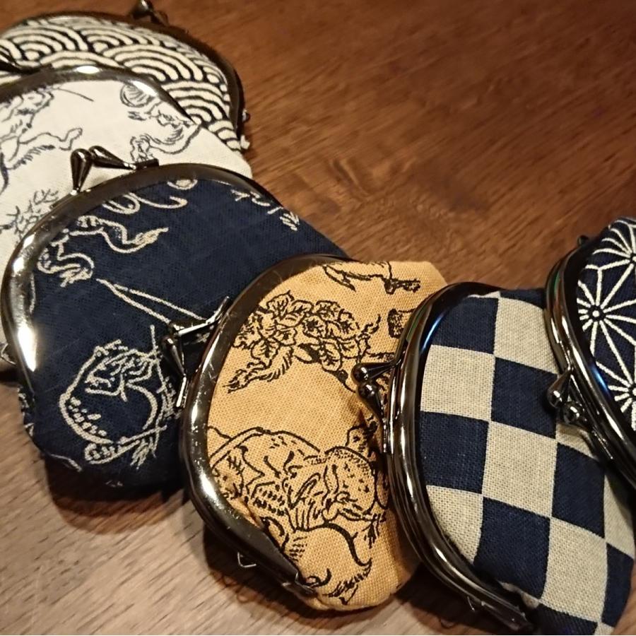 がま口 鳥獣戯画 シロ 〈財布 コインケース 和柄 日本製 3.3寸 和雑貨