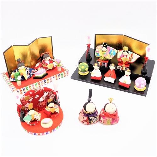 ちりめん細工 お手玉 雛人形 4段 オルゴール付き ちりめん細工 お手玉 雛人形 4段 オルゴール付き