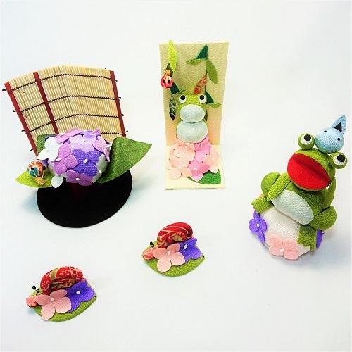 置物 コンパクト ちりめん 小さい 手作り あじさい かたつむり 梅雨 かえる 紫陽花 人形 飾りミニ 可愛い人気 45 和雑貨京ぜんび 通販 Yahoo ショッピング