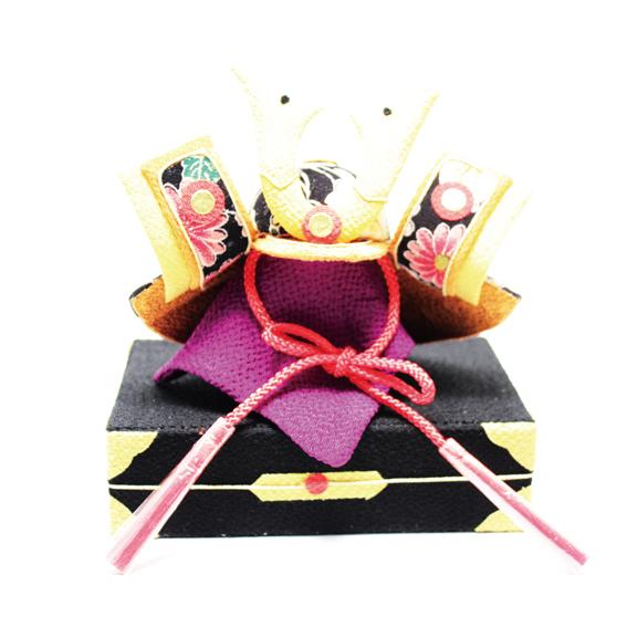 五月 人形 兜 兜飾り ちりめん / 勇将本陣飾り / コンパクト 初節句 こどもの日 人気 お祝い 贈り物 プレゼント_15