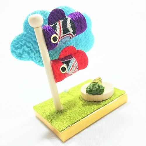 鯉のぼり 室内 手作り 五月 ちりめん / ミニ こいのぼり コンパクト