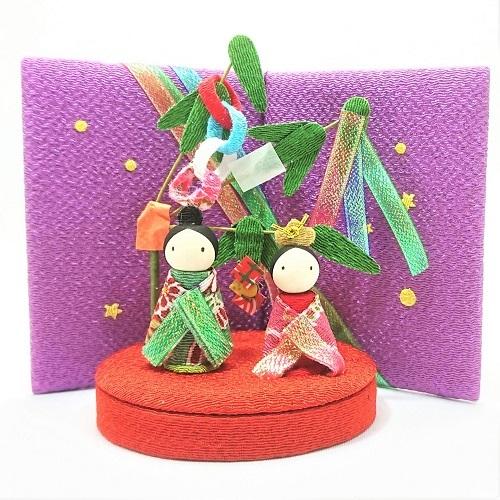 ファッション 七夕 笹飾り 置物 コンパクト かわいい 可愛い おしゃれ 季節模様 屏風 玄関 受付 七月 7月 ちりめん 小さい 手作り 人形 飾り ミニ 人気 Supplystudies Com