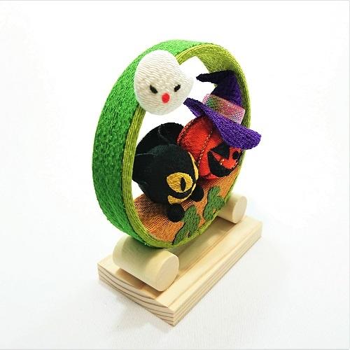 置物 コンパクト ちりめん 小さい 手作り 季節の輪飾り ハロウィン 人形 屏風 飾りミニ 可愛い人気 輪っか 60 和雑貨京ぜんび 通販 Yahoo ショッピング
