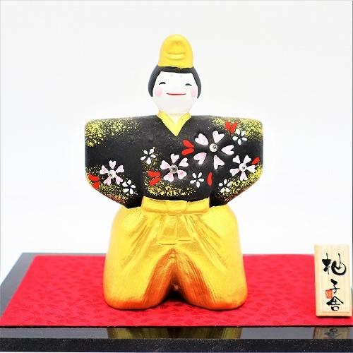 和雅立雛 中 HK836 / コンパクト 雛飾り ひな人形 立雛 陶器 和風 置物