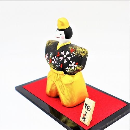 和雅立雛 中 HK836 / コンパクト 雛飾り ひな人形 立雛 陶器 和風 置物