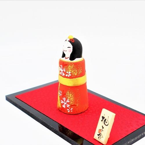 和雅立雛 中 HK836 / コンパクト 雛飾り ひな人形 立雛 陶器 和風 置物