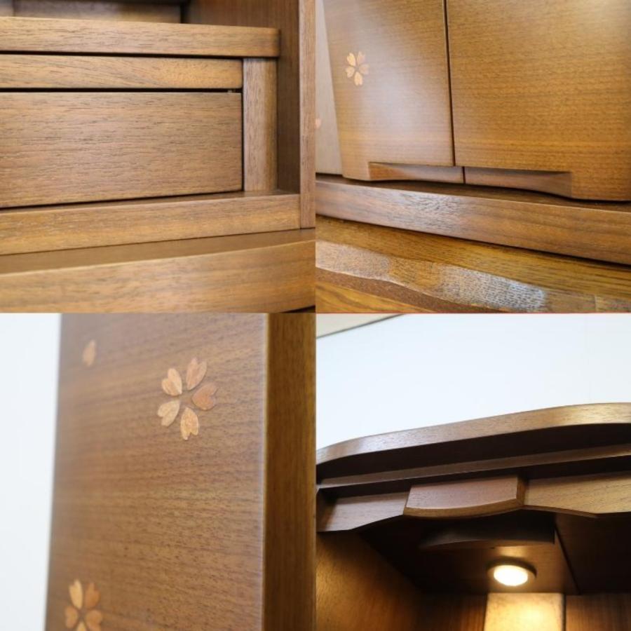 モダン仏壇 SAKURA 16号 18号 20号 桜 ウォールナット 3サイズ2色展開