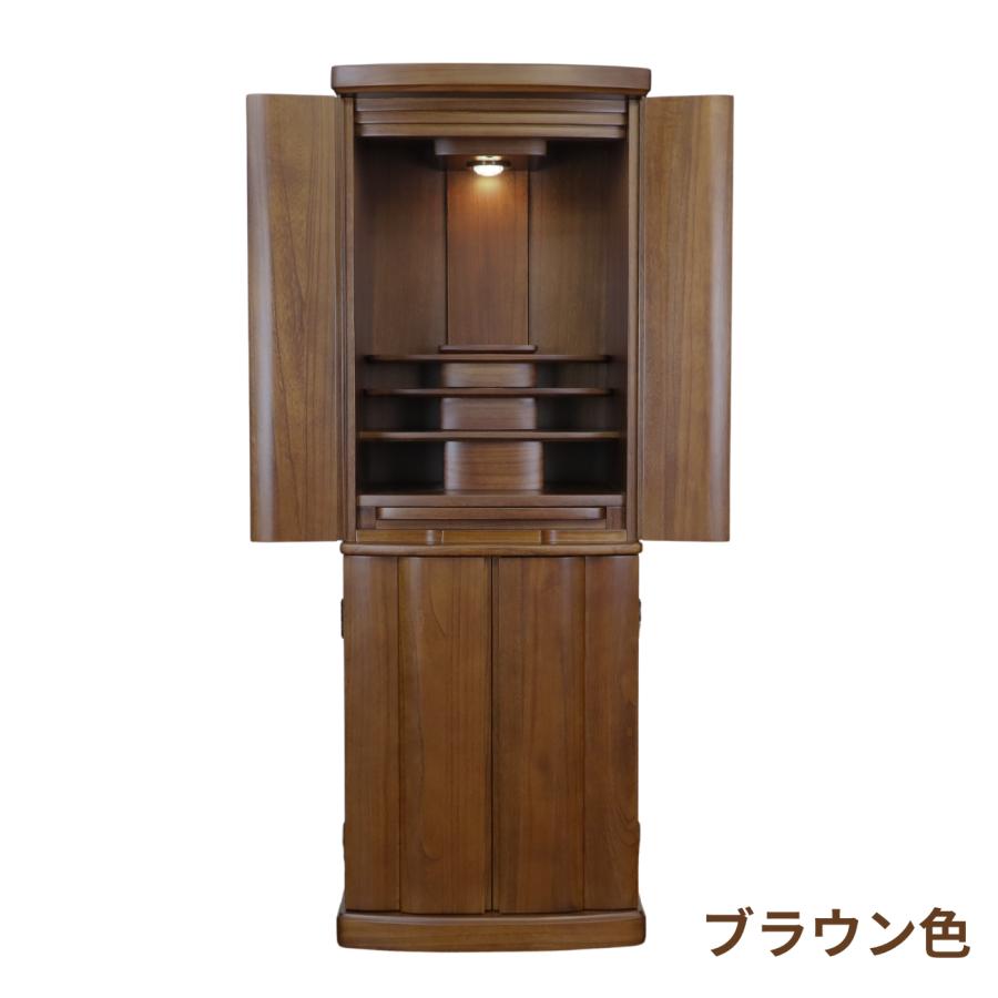 木製仏壇 ダークブラウン 二重扉 高さ約72 楽天市場】【大特価￥299,000