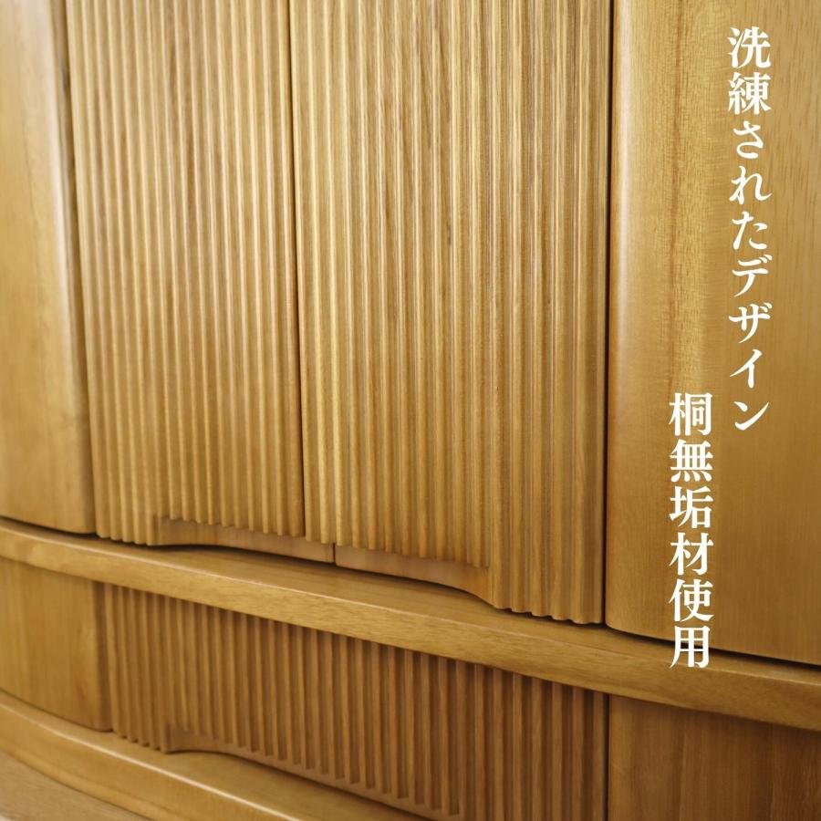 桐無垢 モダン仏壇 リーフ 23号 25号 28号 ナチュラル色 ブラウン色 2