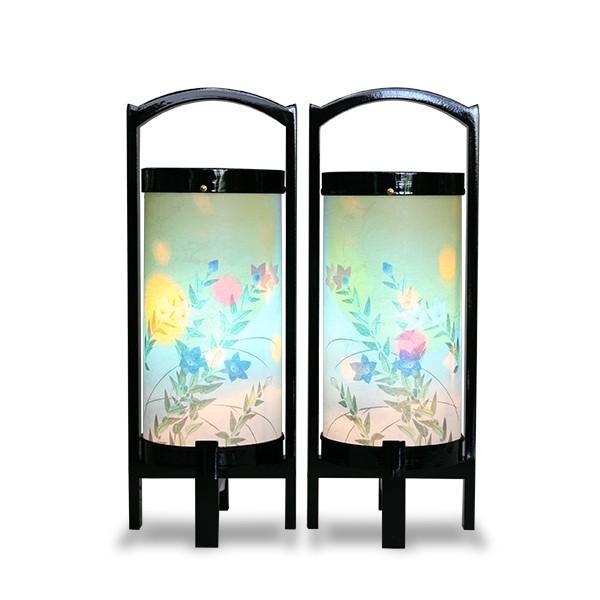 新盆セット　お盆用品・灯籠・回転みやび2号（1対入）
