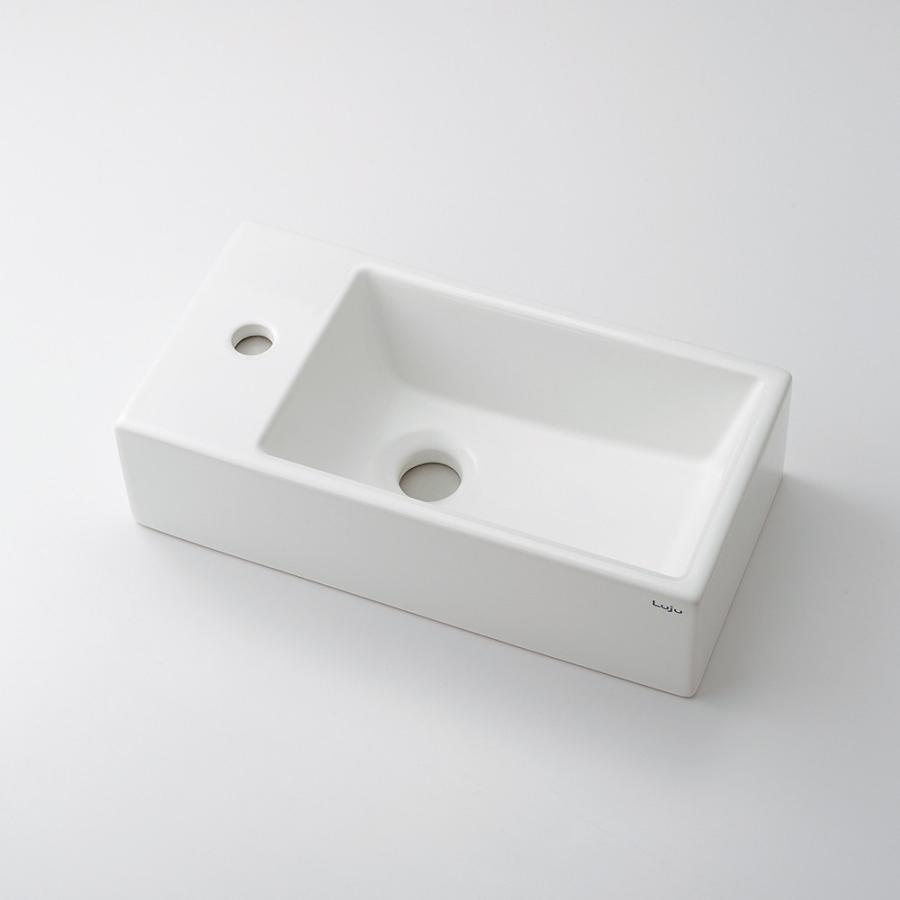 カクダイ 角型手洗器 【493-175】 水栓金具・器