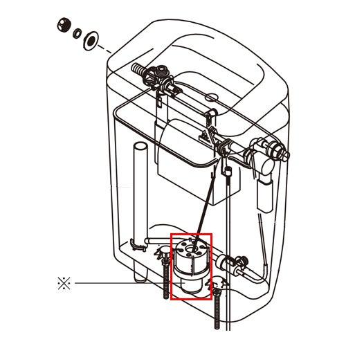 INAX LIXIL・INAX 【A-5179】 バルブエレメント トイレ部品 [A