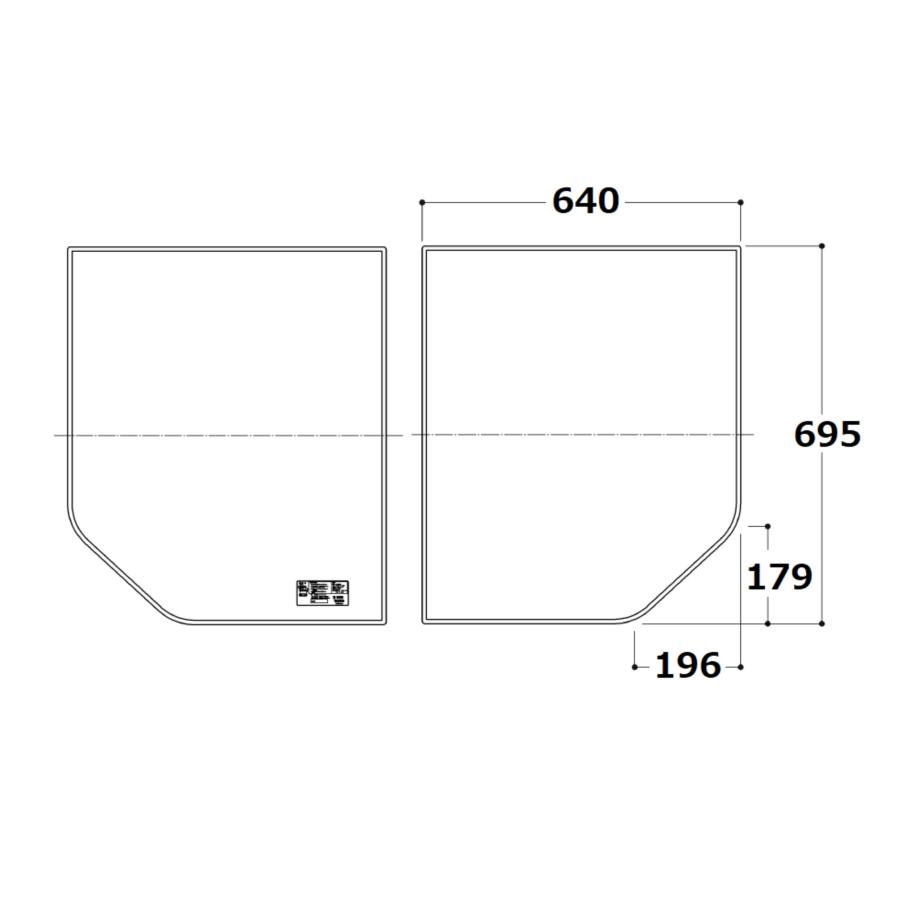 【AFKK84129W】TOTO 風呂ふた 部品 断熱風呂蓋１３００用 ２枚の画像
