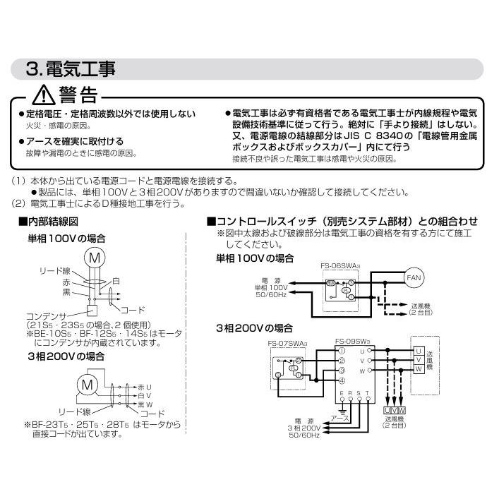 三菱電機（MITSUBISHI ELECTRIC） 【BE-10S5】三菱 片吸込形シロッコ