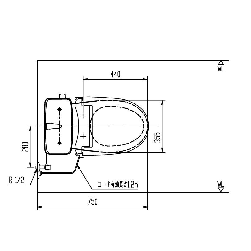 INAX 【密結洋風便器・タンク・暖房便座の一式セット】C-180S+DT INAX 【密結洋風便器・タンク・暖房便座の一式セット】C-180S+DT