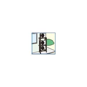 CE-TJZ-L】溶融亜鉛メッキ【日晴金属工業 NISSEI】平地・二段置 CE-TJZ-L】溶融亜鉛メッキ【日晴金属工業 NISSEI】平地・二段置
