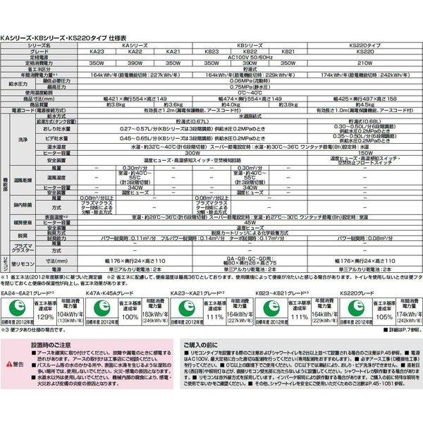 【CW-KB22QC】 INAX・LIXIL シャワートイレ KBシリーズ 大型共用便座 KB22【純正品】｜mary-b｜04