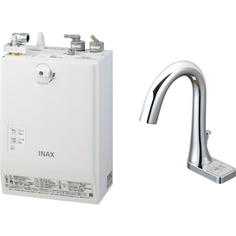 INAX・LIXIL 電気温水器【EHMN-CA3ECSB2-211】 3L ゆプラス 自動水栓一体型壁掛 適温出湯スーパー節電 自動水栓：グースネックタイプ 手動スイッチ付【純正品】｜mary-b