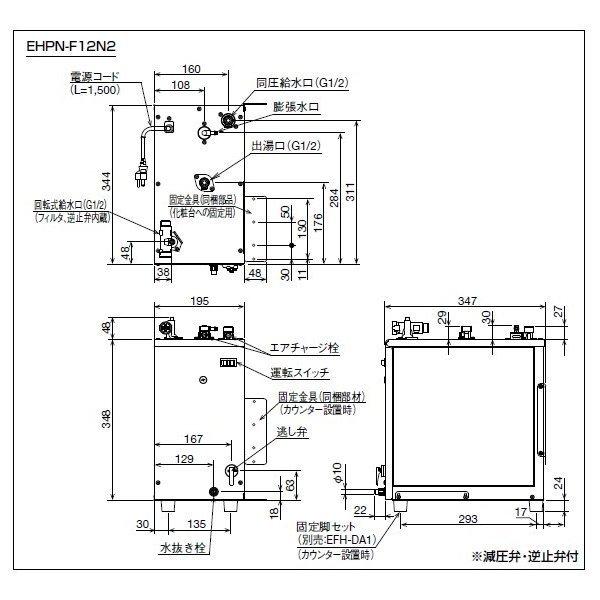 INAX 【在庫あり】【本体のみ】EHPN-F12N2 リクシル 小型電気 INAX 【在庫あり】【本体のみ】EHPN-F12N2 リクシル 小型電気