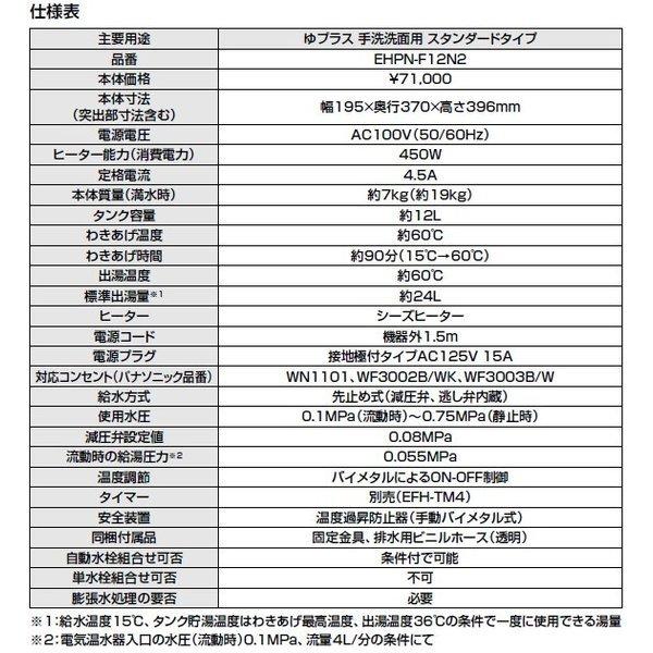 あすつく・在庫あり】【一式セット】EHPS-F12N2 リクシル 小型電気温水