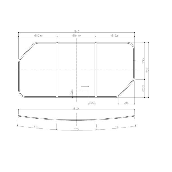 TOTO 【EKK80068WR】TOTO 風呂ふた 1600クレイドル風呂蓋R 3枚 部品