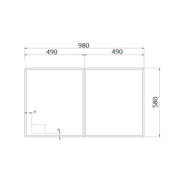 【EKK84166#ETW】TOTO 風呂ふた 1000浴槽用軽量割りふた 部品 1000浴槽用軽量割りふた_5
